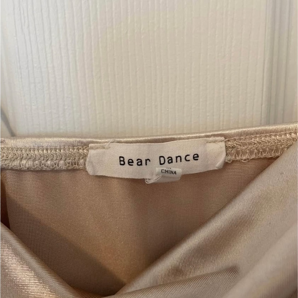 Bear Dance Satin Champagne Top - Picture 2 of 3
